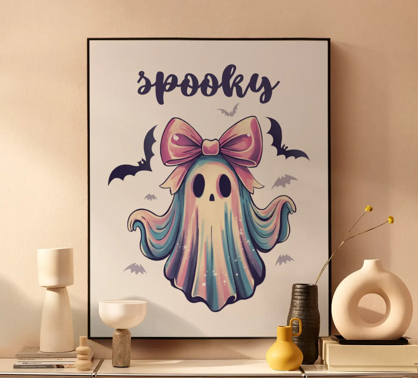 Spooky Ghost alluminio dibond da Sasyall Graphics