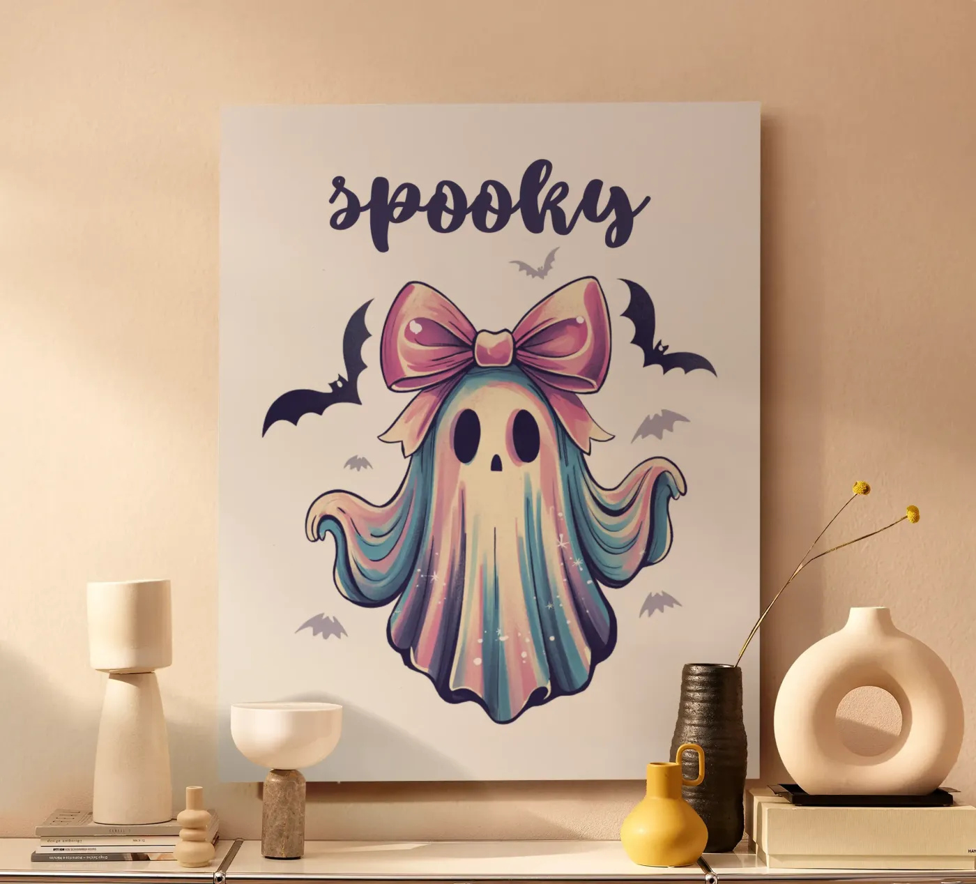 Spooky Ghost alluminio dibond da Sasyall Graphics