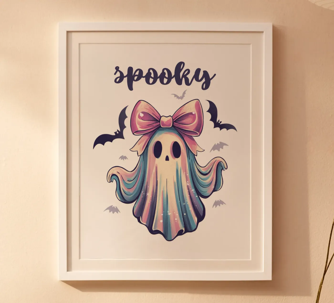 Spooky Ghost poster van Sasyall Graphics
