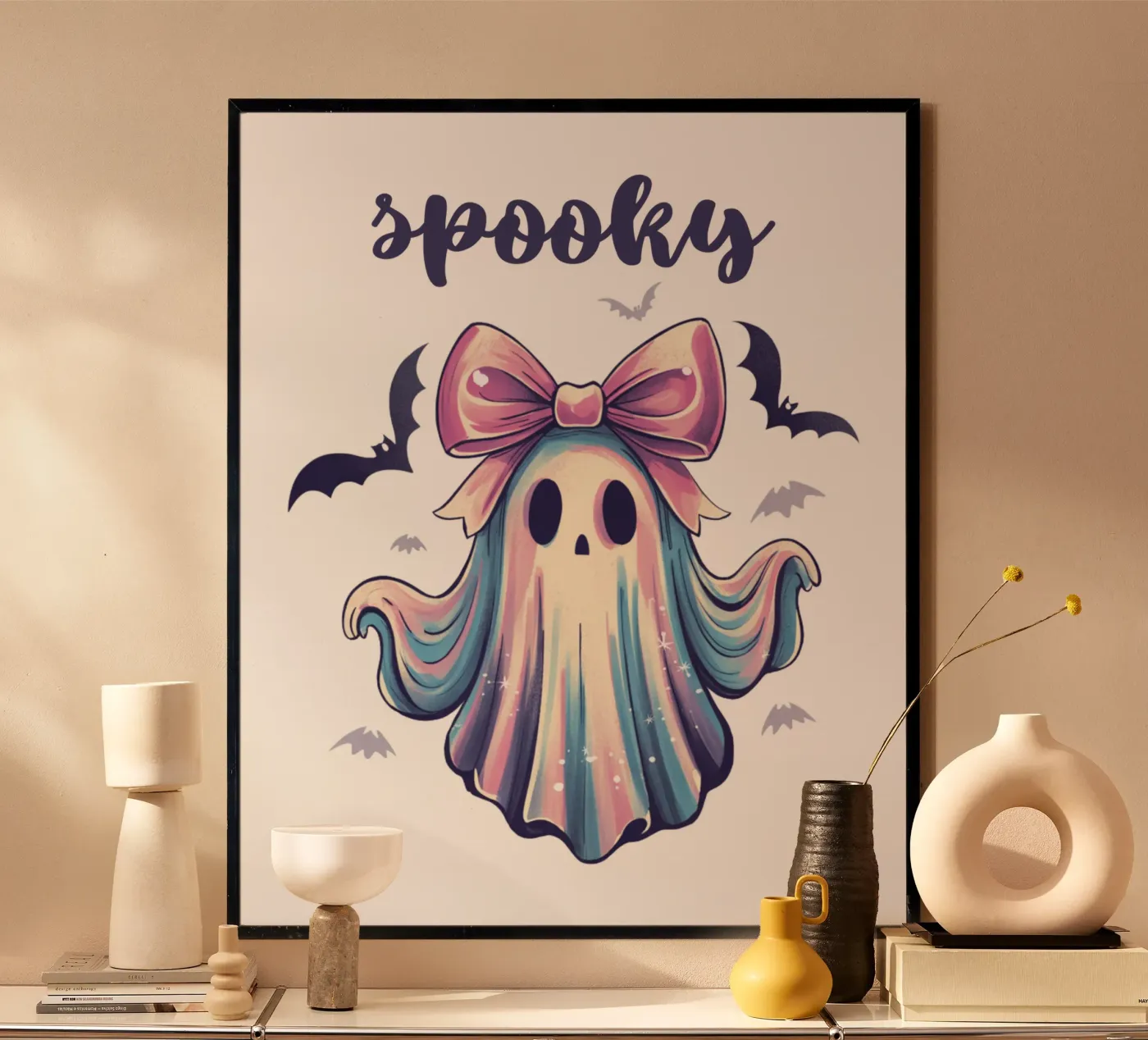 Spooky Ghost poster van Sasyall Graphics