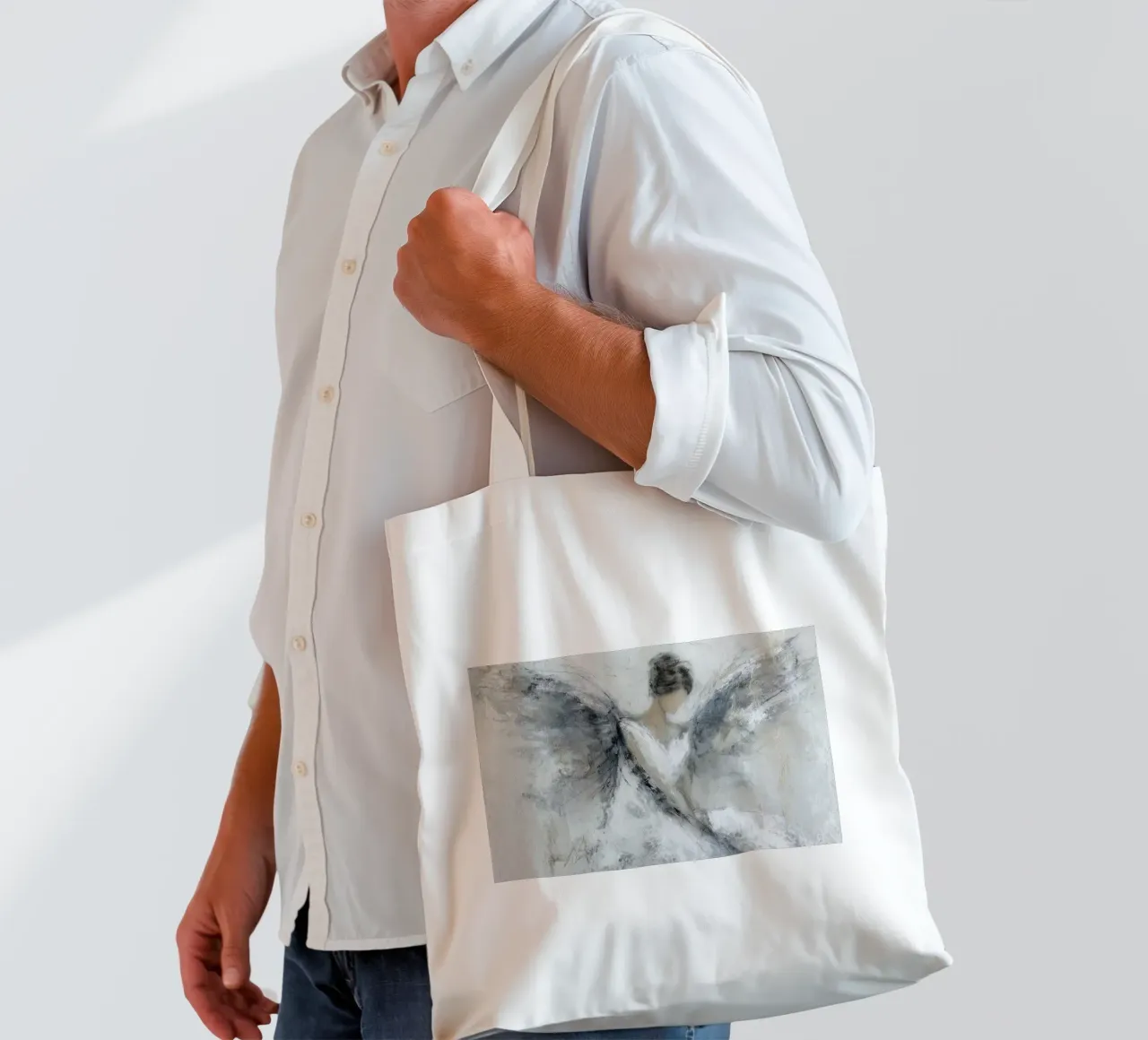 Angelo custode II borsa in juta da Wolkenlos