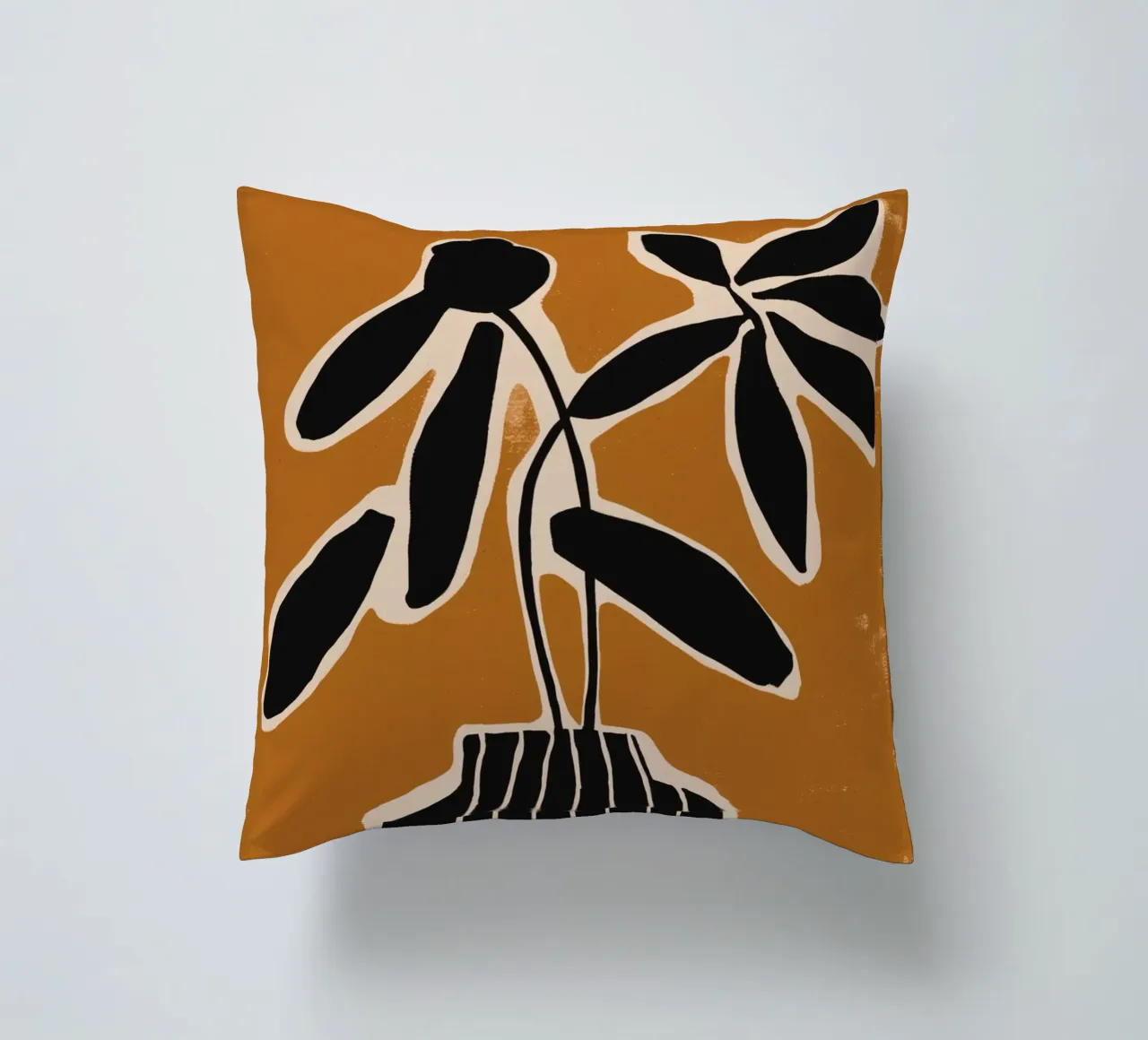 Ochre Still Life No 2 cuscino da treechild