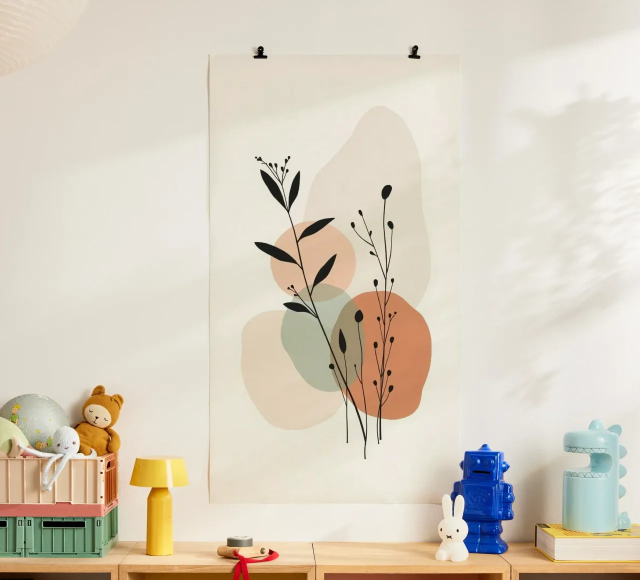 shape random color branch poster da sunity