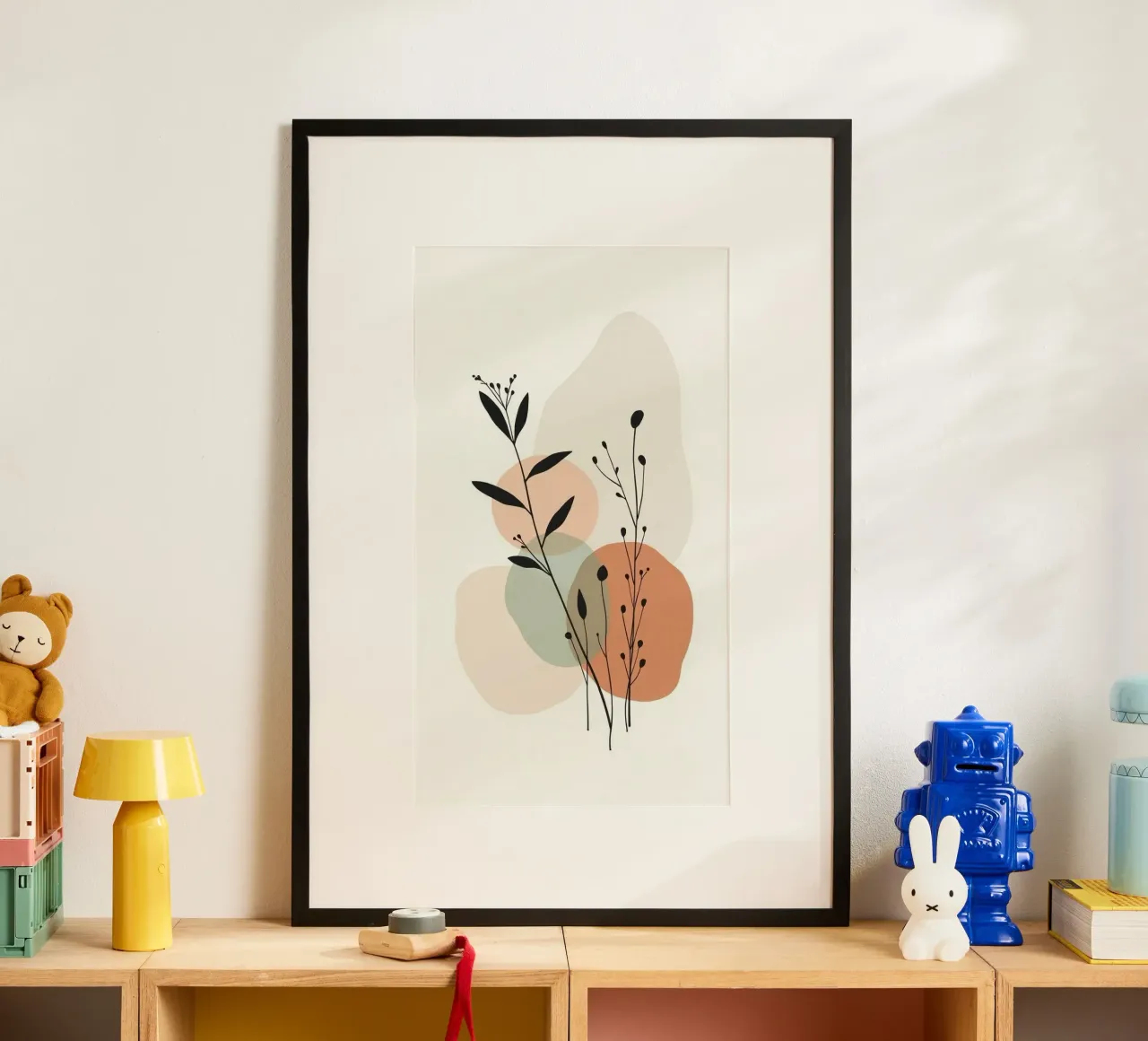 shape random color branch poster da sunity
