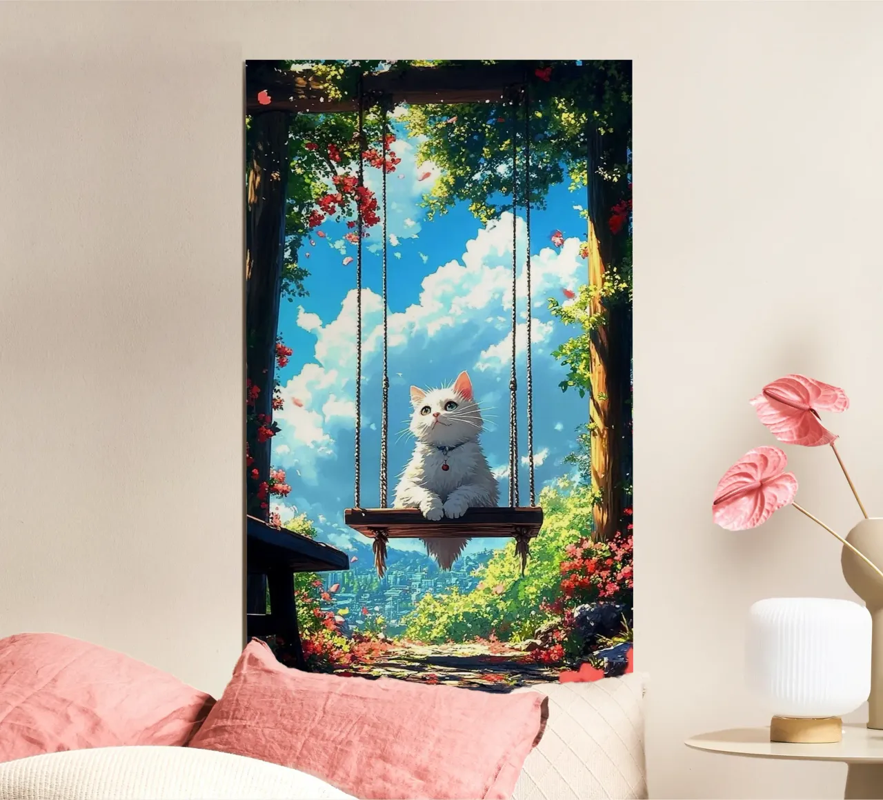 cat on ferris wheel poster da firmana