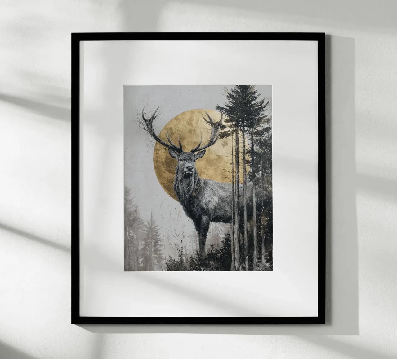 Cervo d'oro I poster da Wolkenlos