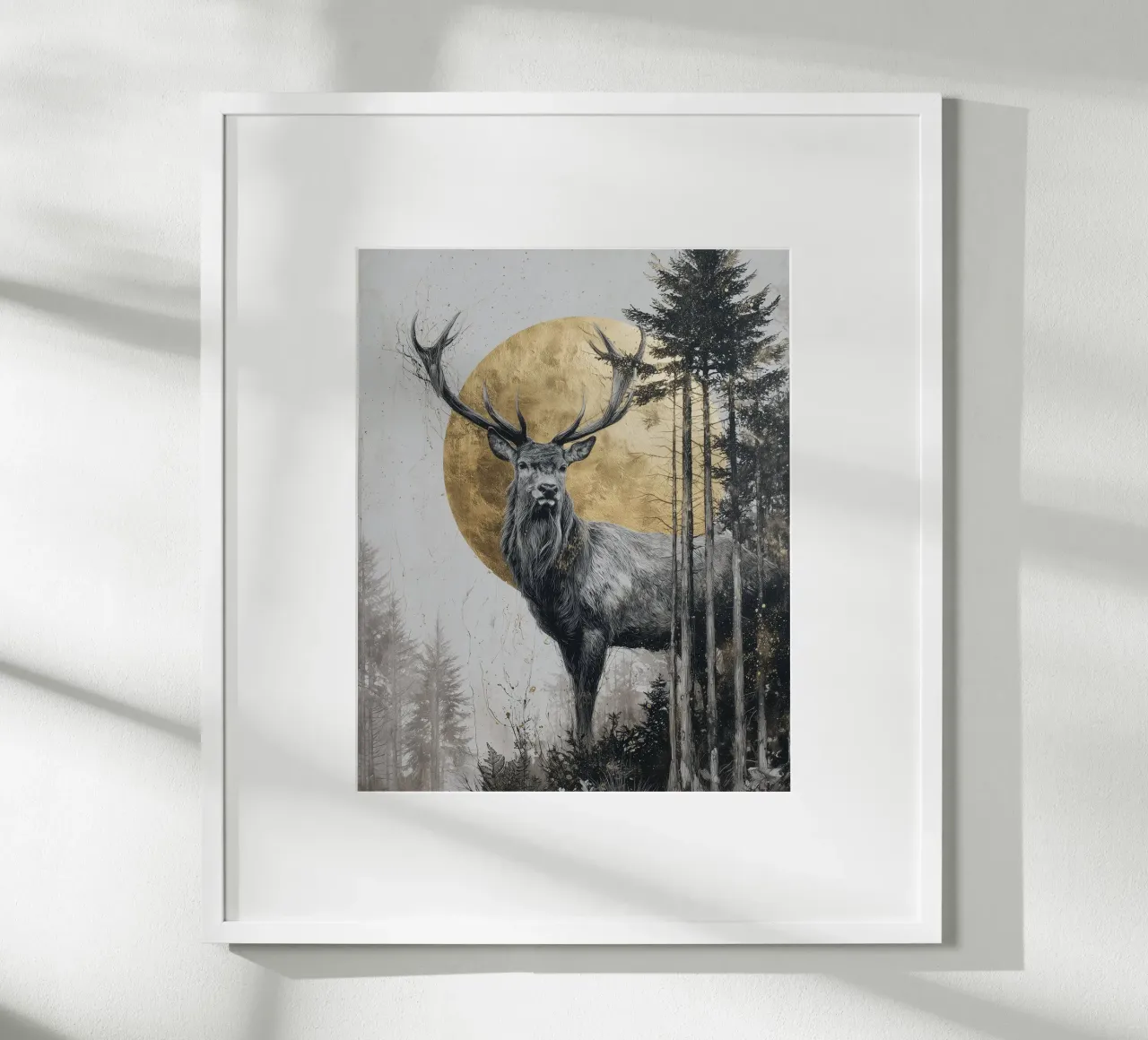 Cervo d'oro I poster da Wolkenlos