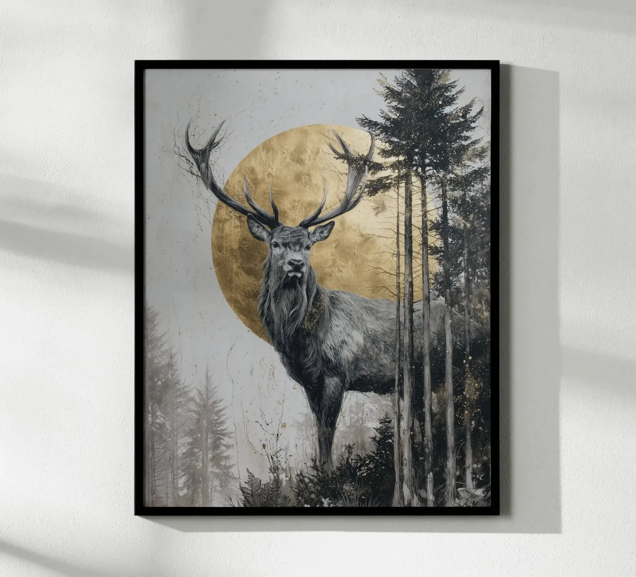 Cervo d'oro I poster da Wolkenlos