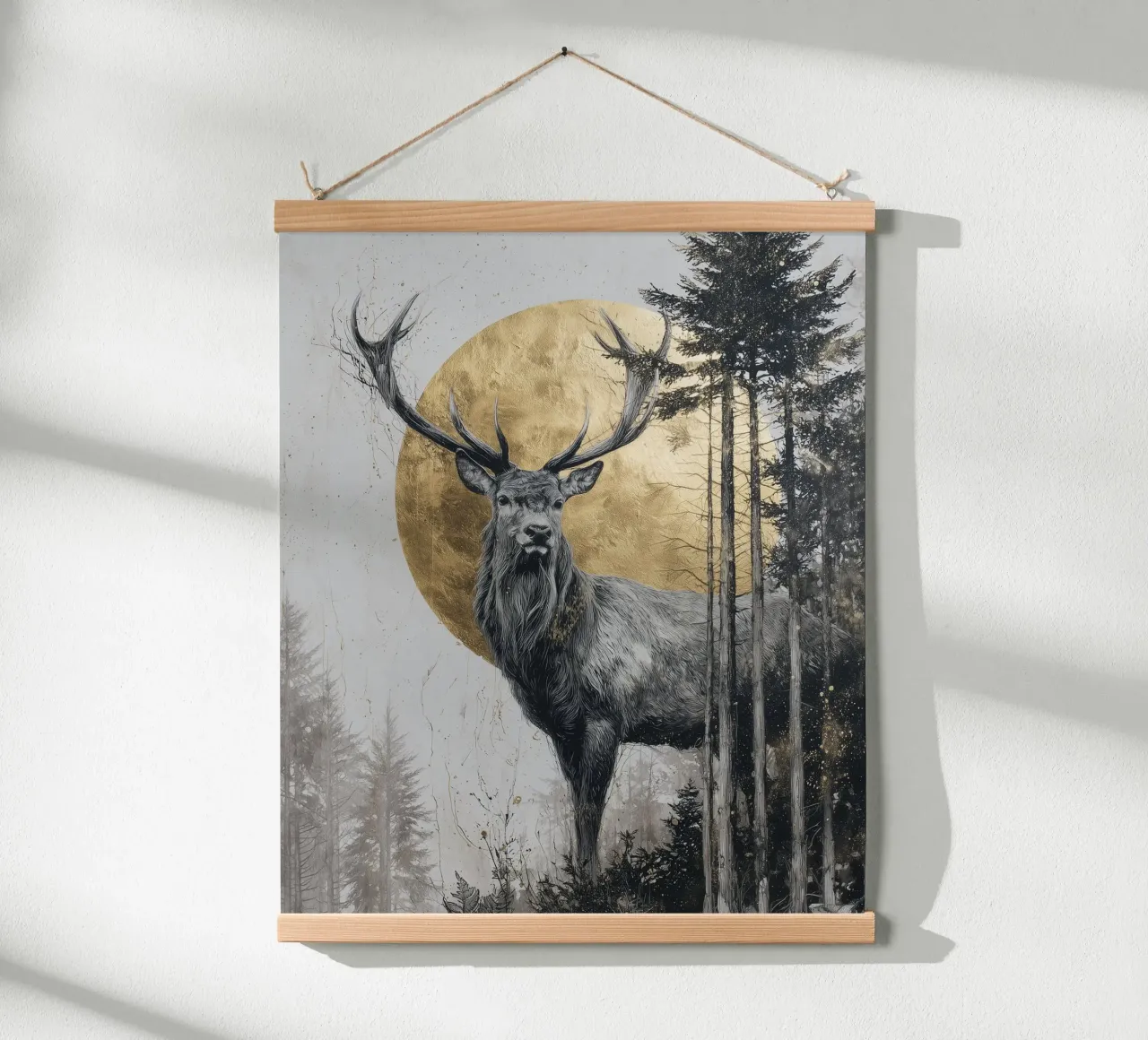 Cervo d'oro I poster da Wolkenlos