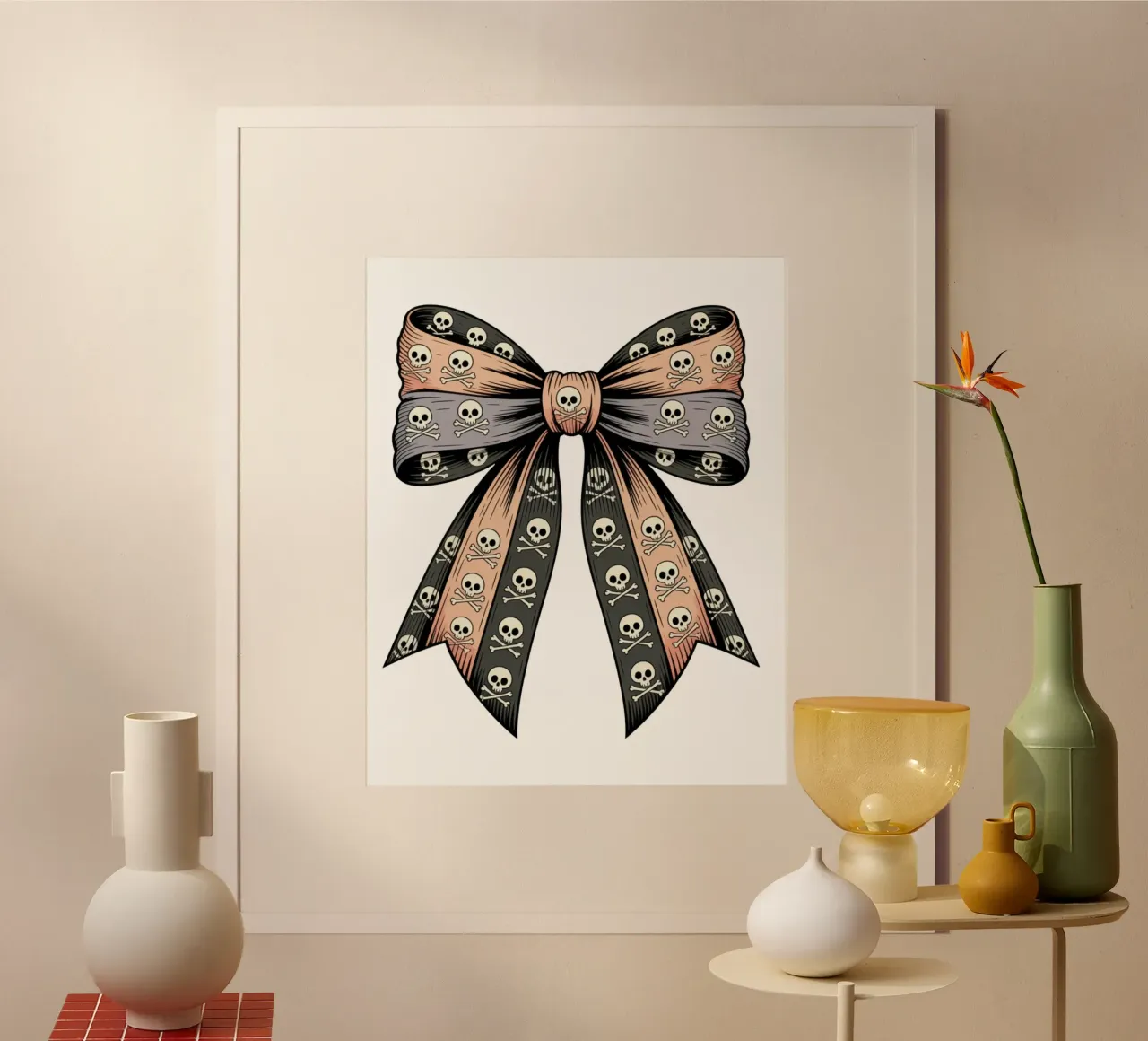 Pastel Goth Bow poster da Sasyall Graphics