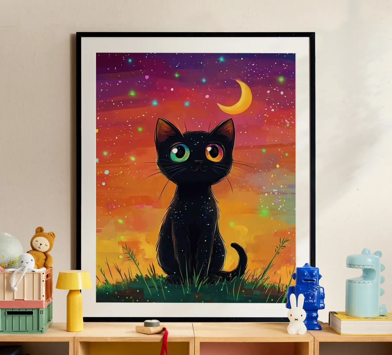 kitty on sky poster da firmana