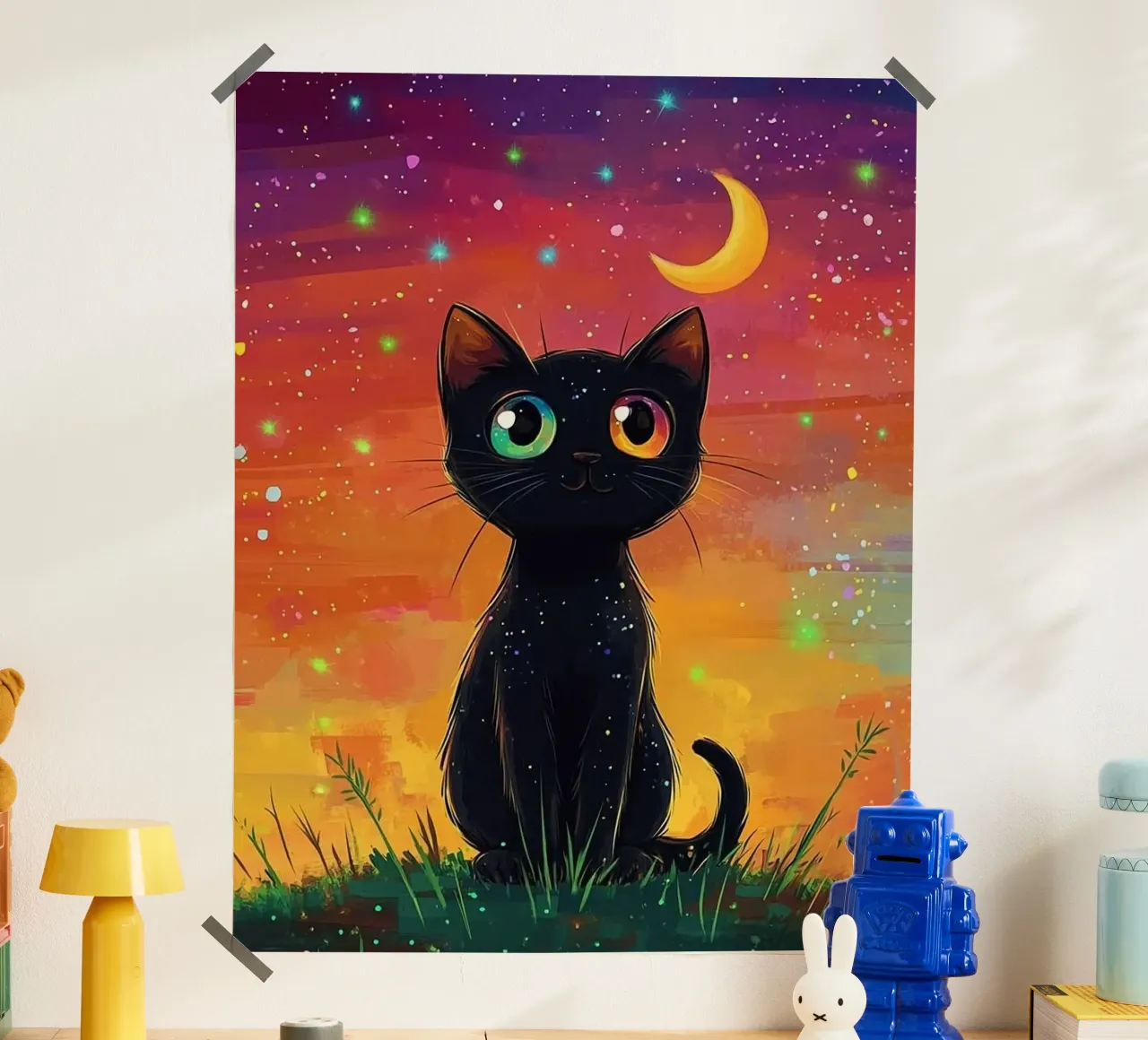 kitty on sky poster da firmana
