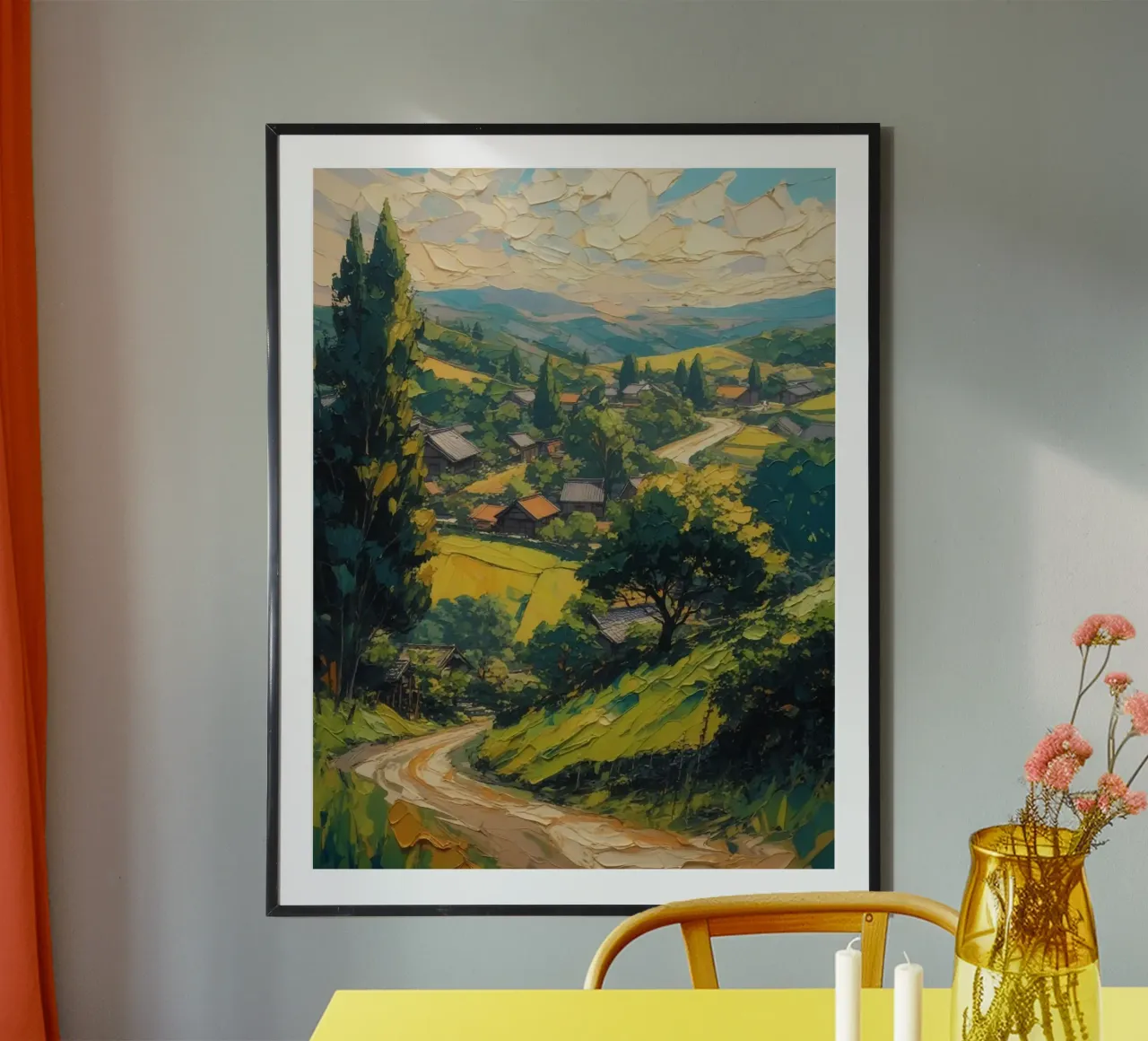 curve line in hill poster da sunity