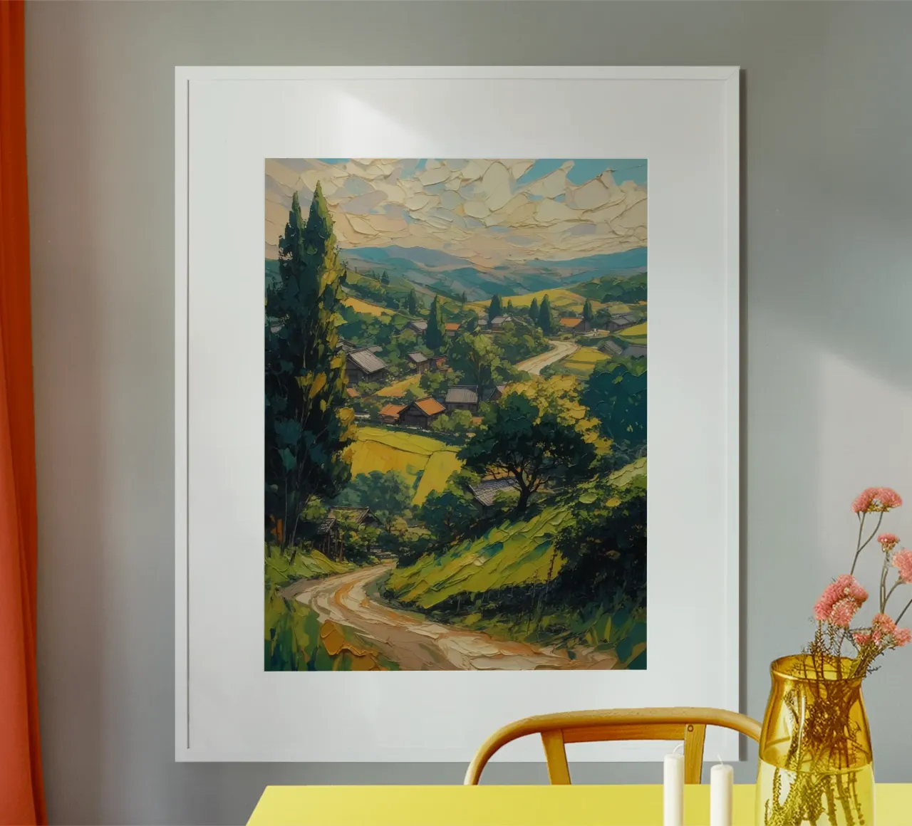 curve line in hill poster da sunity