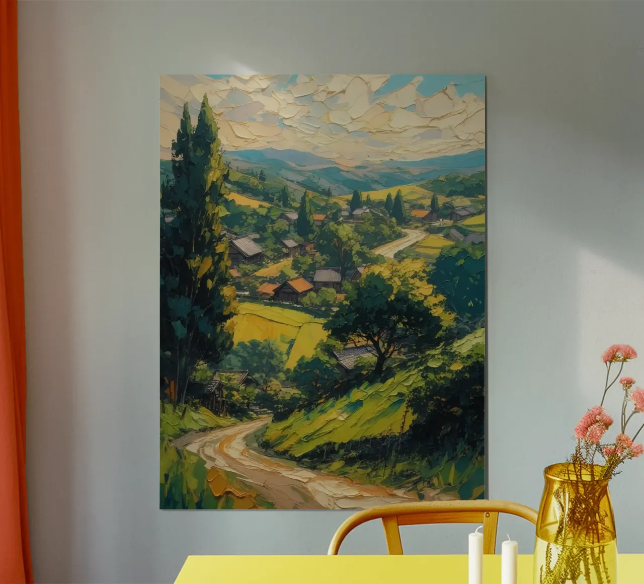 curve line in hill poster da sunity
