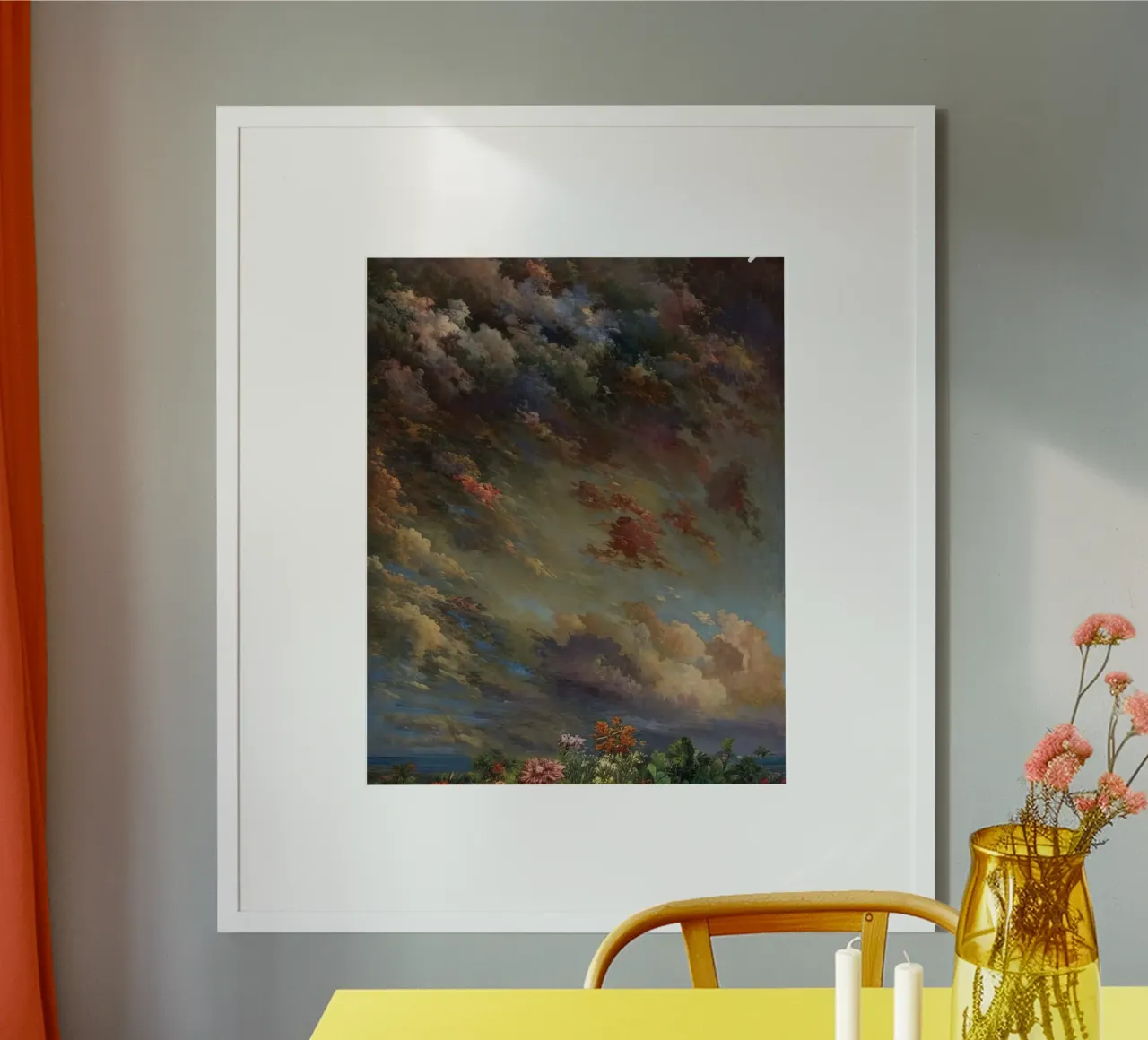 wave of cloud colors poster da sunity