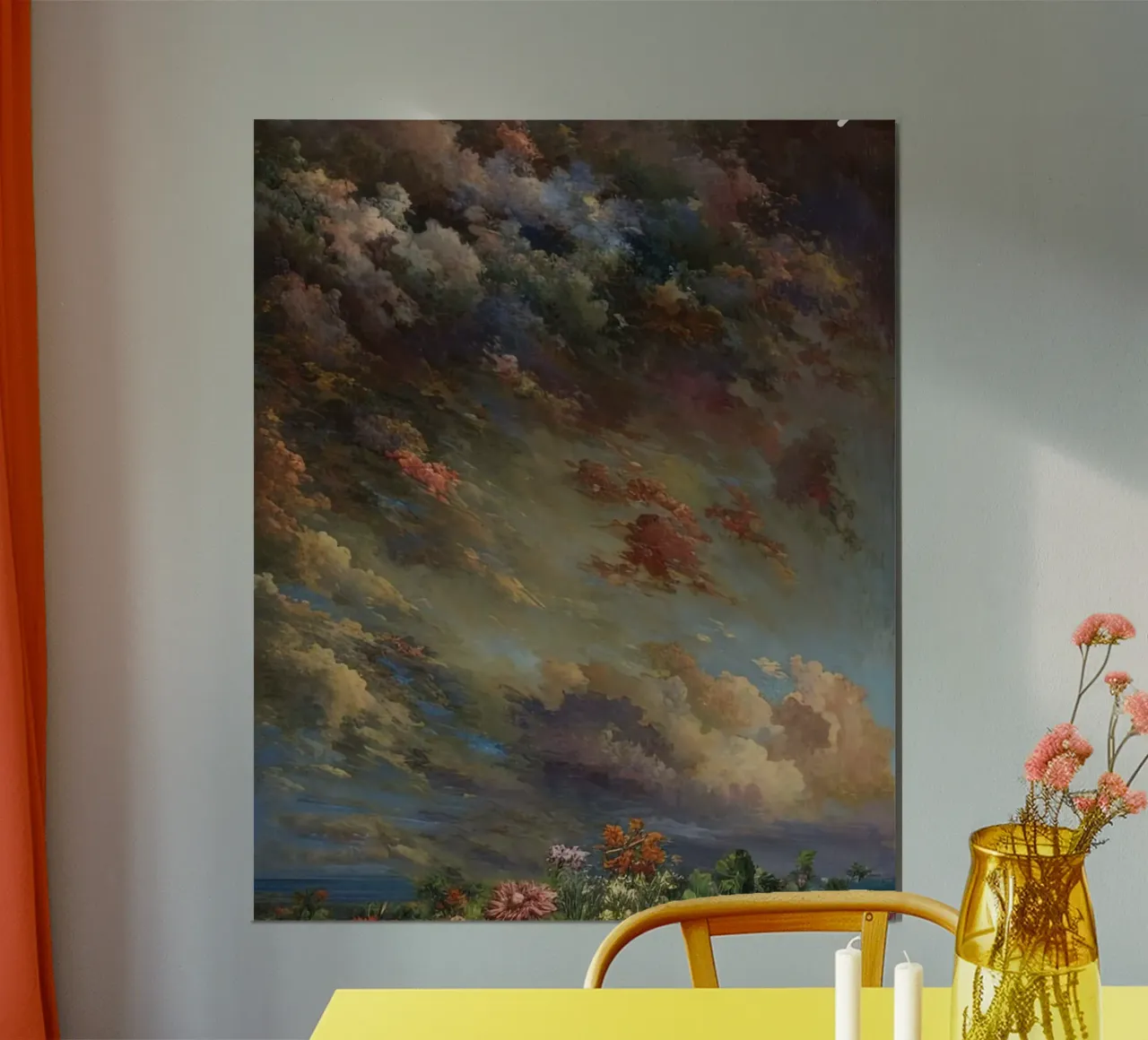 wave of cloud colors poster da sunity