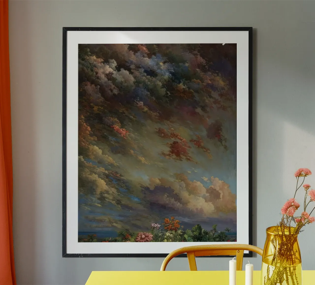 wave of cloud colors poster da sunity