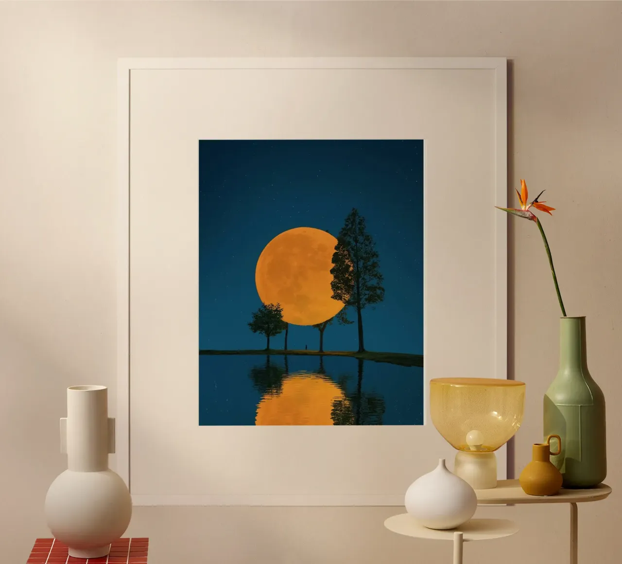 giant moon cover tree poster da sunity