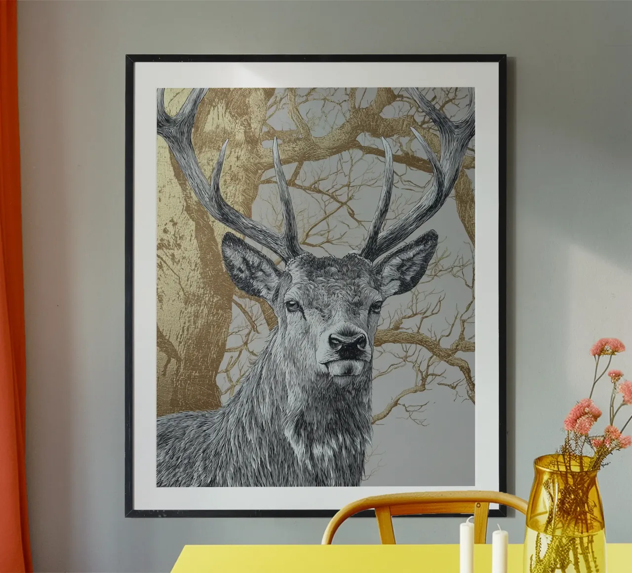 Cervo d'oro II poster da Wolkenlos