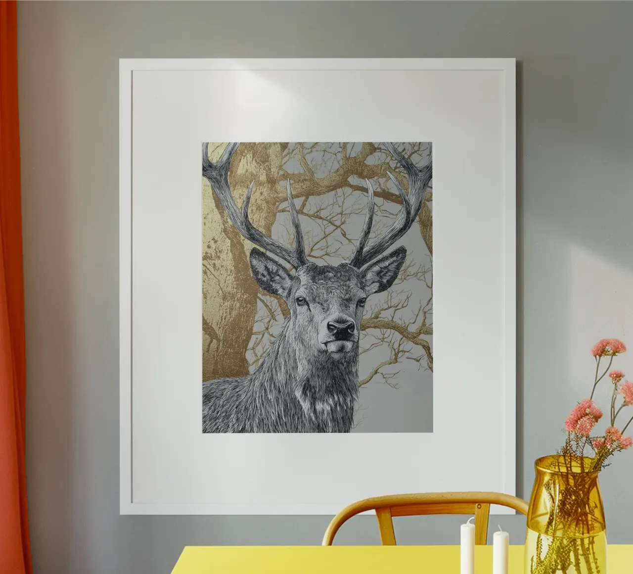 Cervo d'oro II poster da Wolkenlos