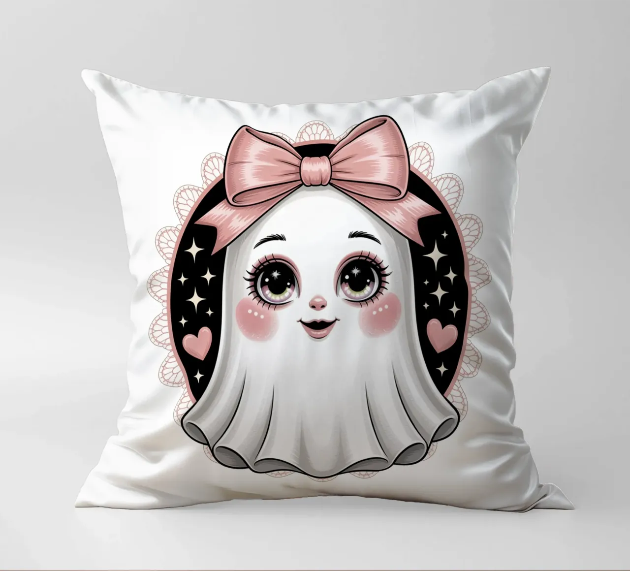 Coquette Ghost cuscino da Sasyall Graphics