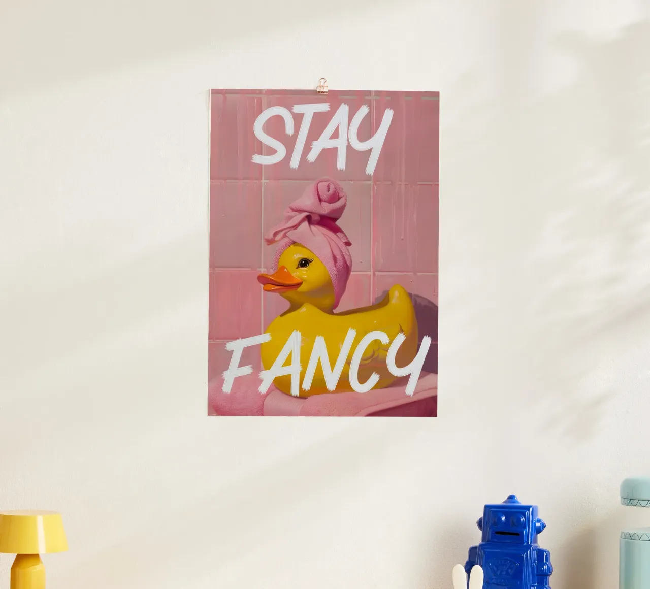 Stay fancy poster da Type & Tape