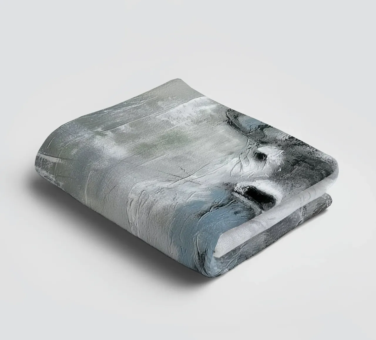 Modern deer in the forest I towel by Wolkenlos