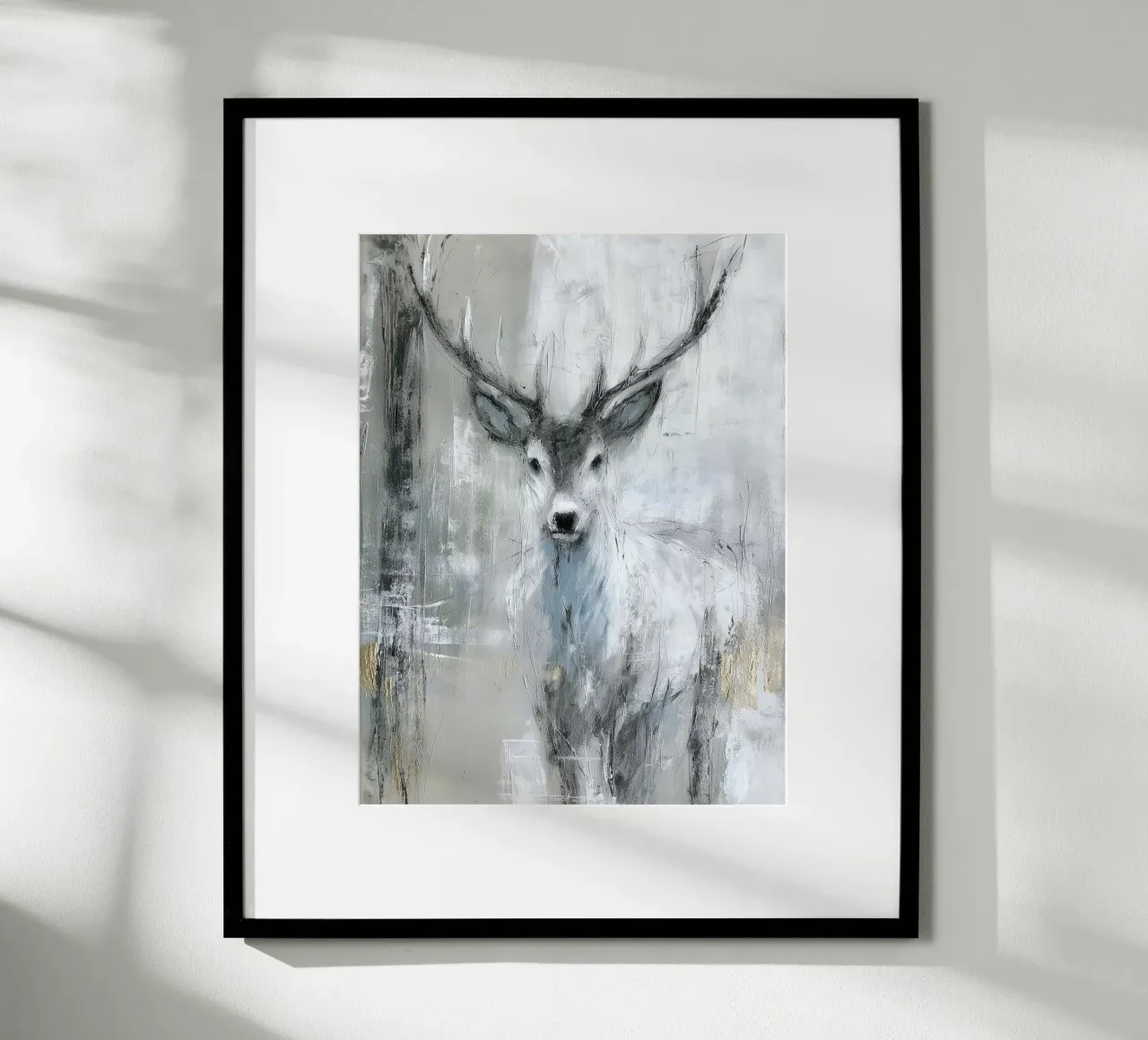 Cervi moderni nella foresta I poster da Wolkenlos