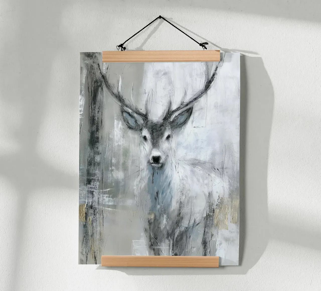 Cervi moderni nella foresta I poster da Wolkenlos