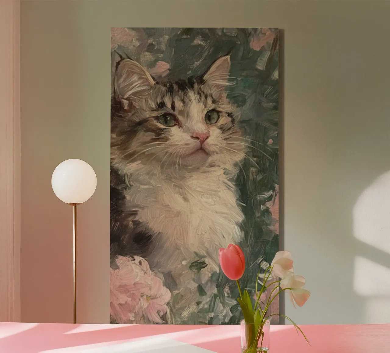 posture art cat tela con Cornice a cassetta da chaodays