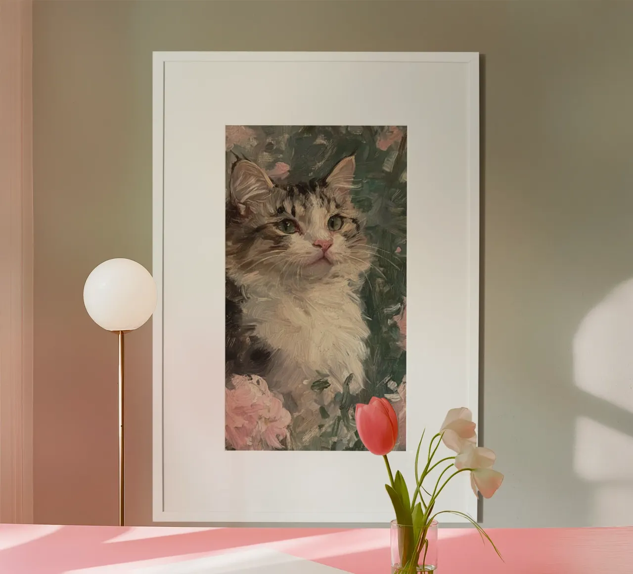 posture art cat poster da chaodays