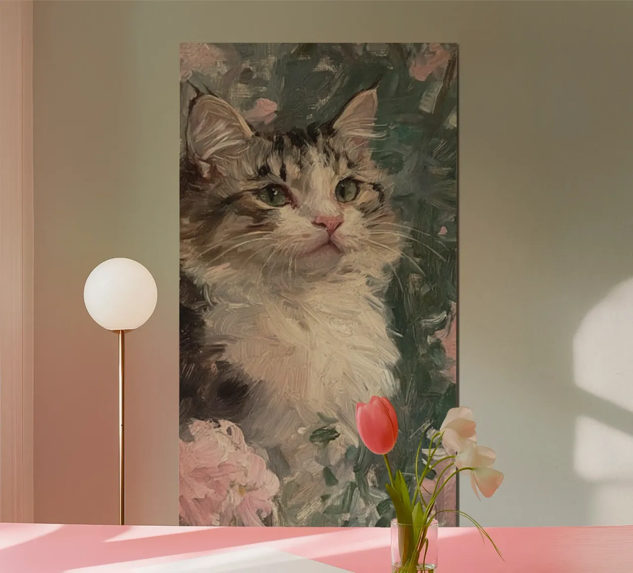posture art cat poster da chaodays