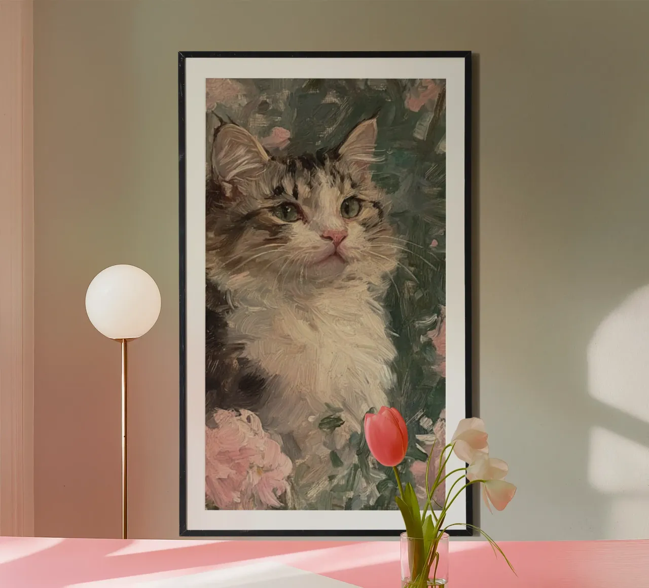 posture art cat poster da chaodays