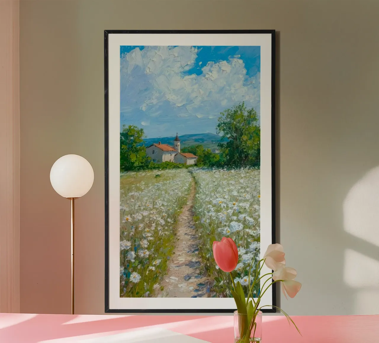 way home made by flower poster da throme