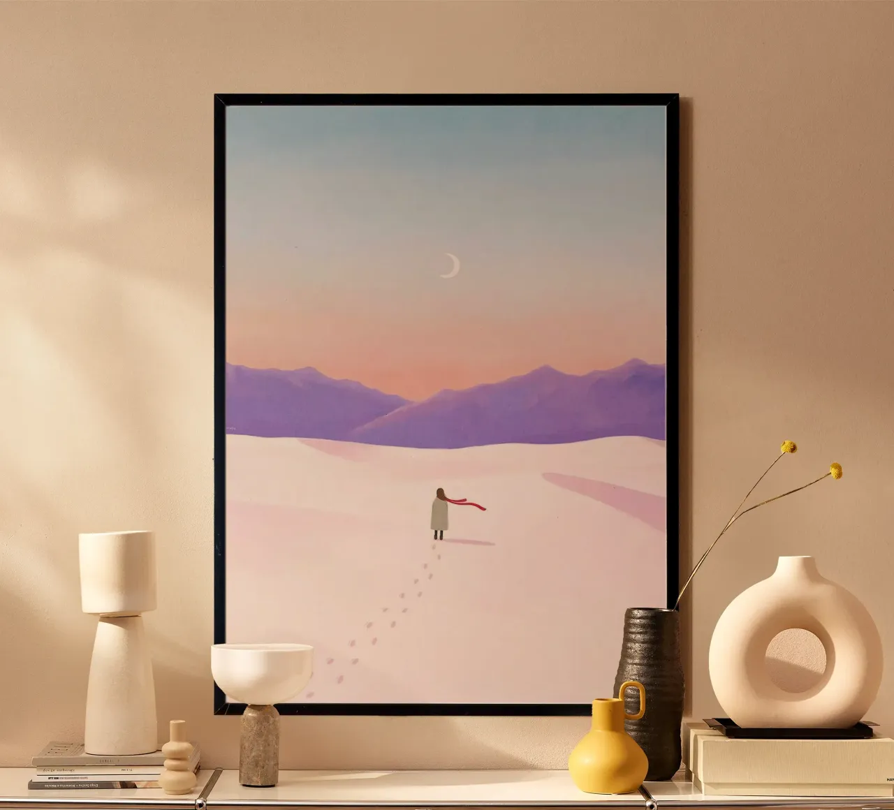 walking on ice land poster da throme