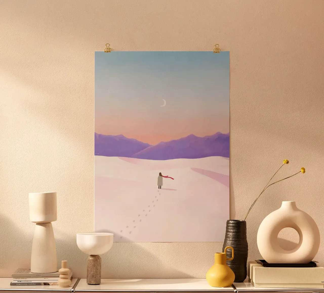 walking on ice land poster da throme