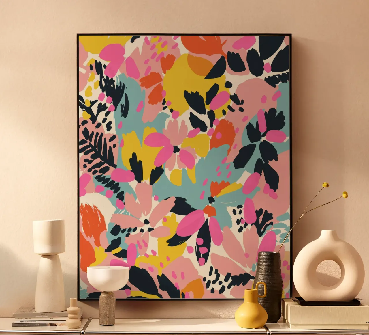 Summer Flowers No 2 alluminio dibond da treechild