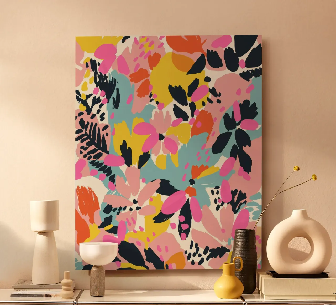 Summer Flowers No 2 alluminio dibond da treechild
