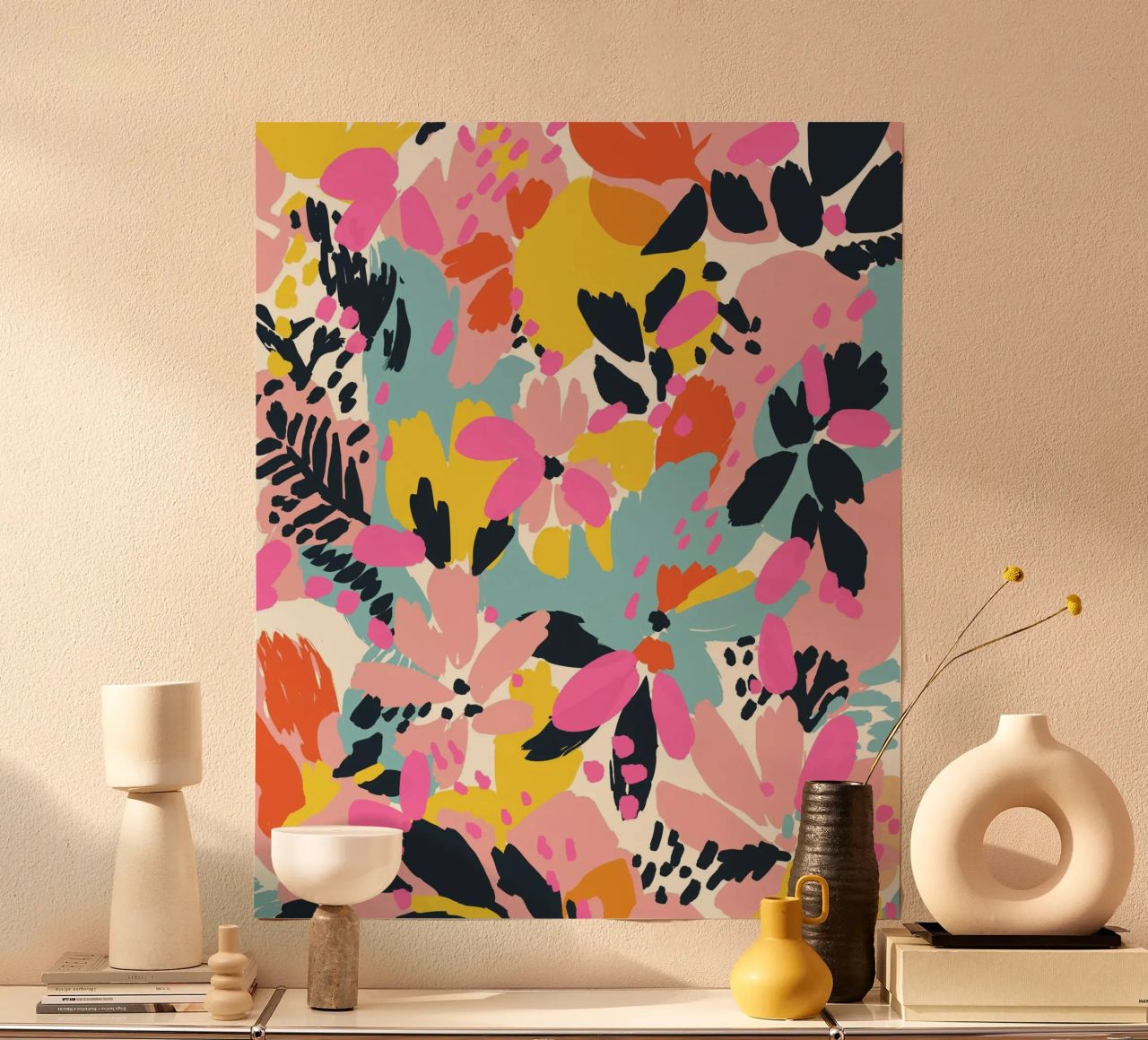 Summer Flowers No 2 Poster von treechild