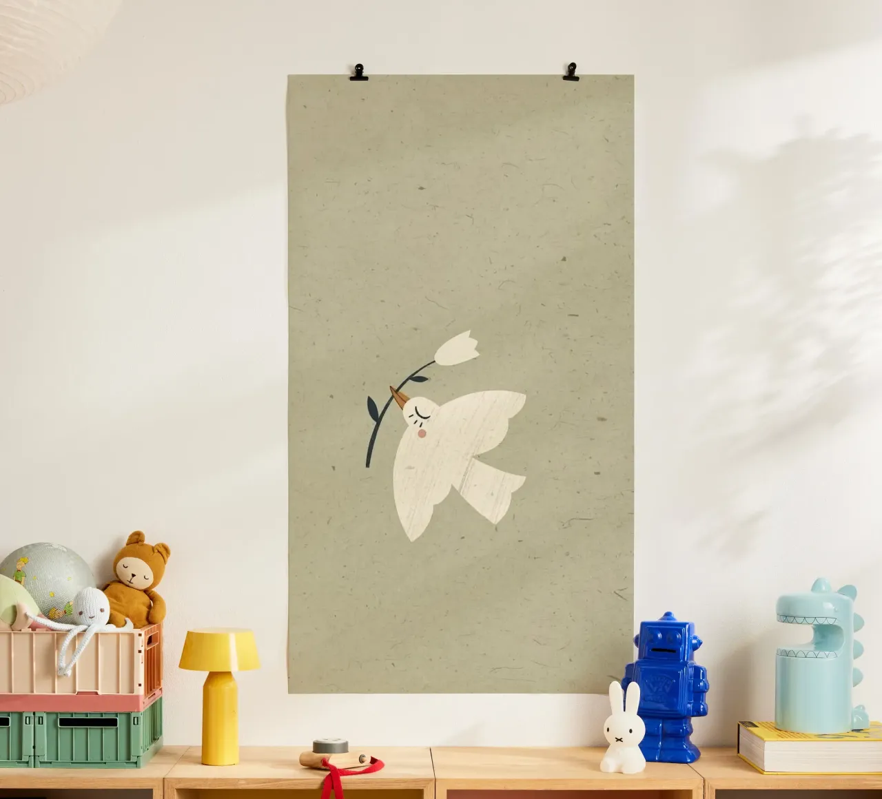 symbol bird flower poster da throme