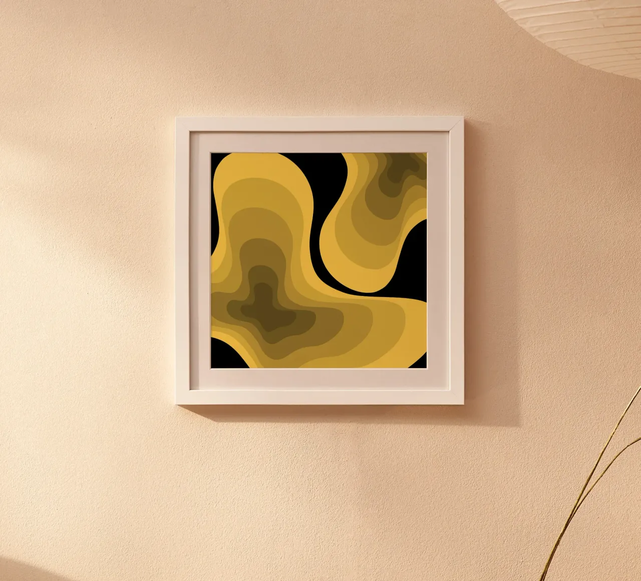Perspective jaune poster de Little Dean