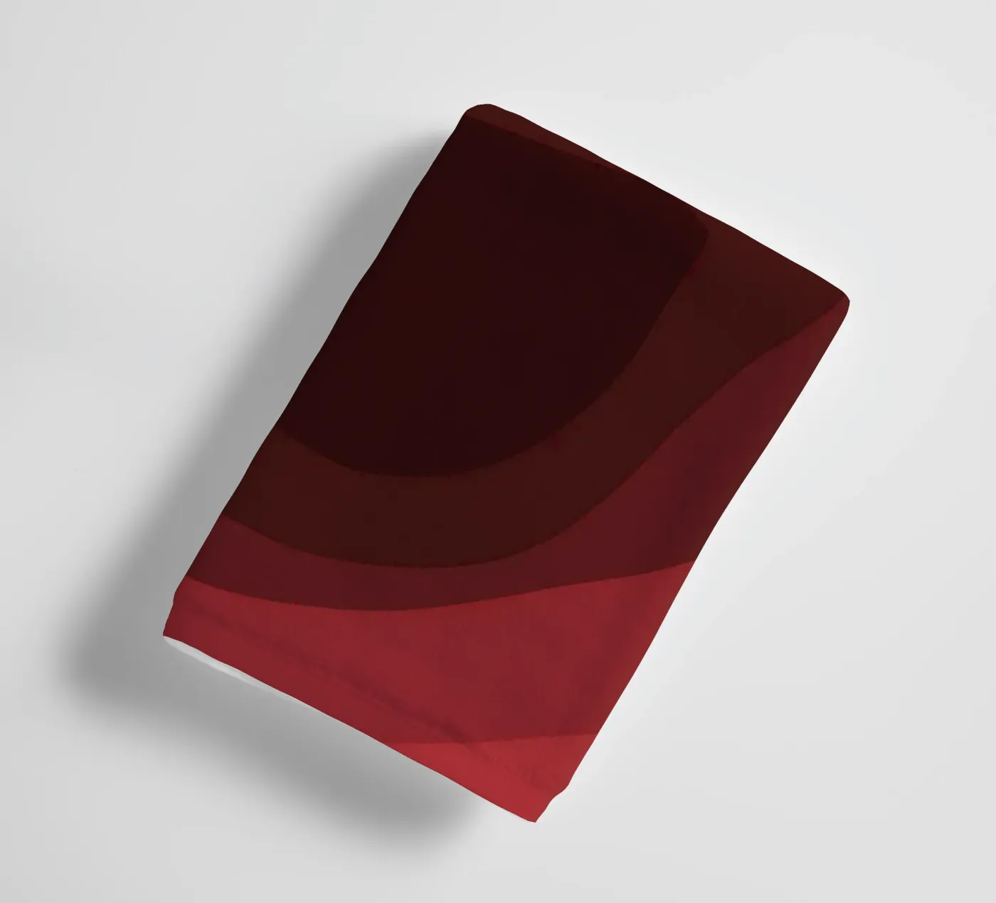 Rood perspectief badhanddoek van Little Dean