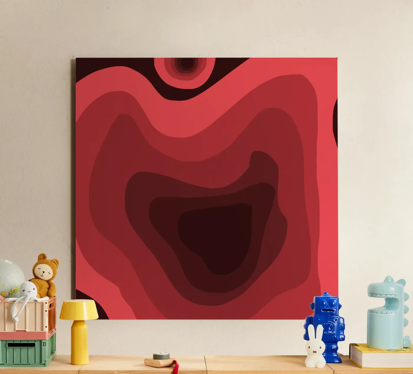 Red perspective forex plate by Little Dean