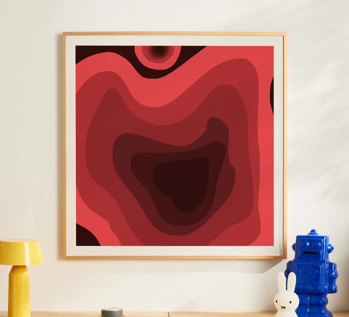 Red perspective poster by Little Dean