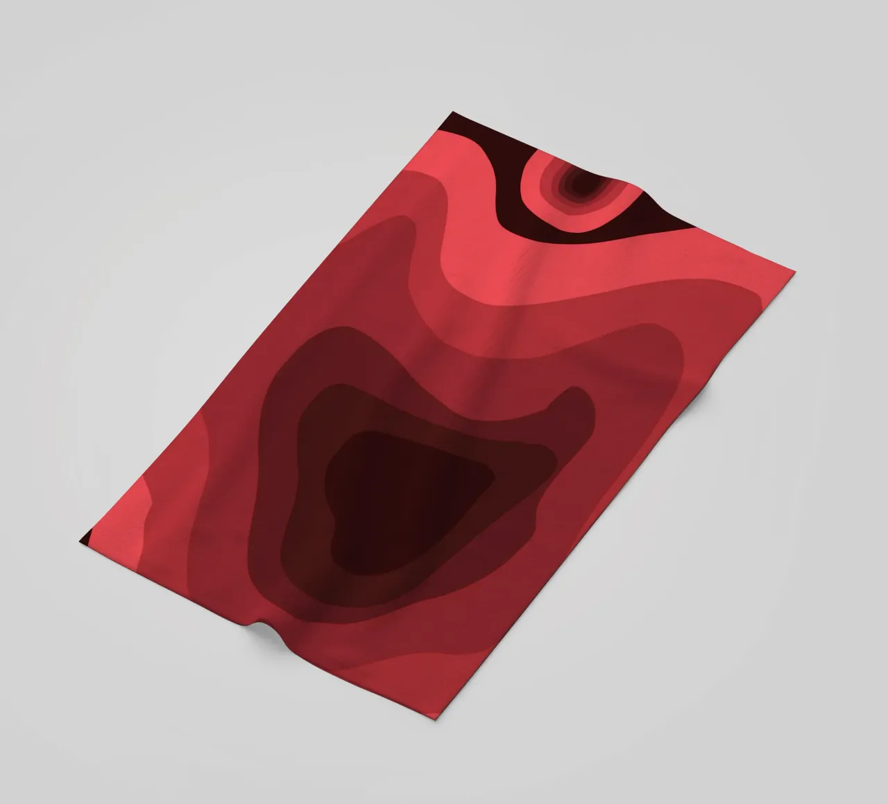 Prospettiva rossa telo mare da Little Dean