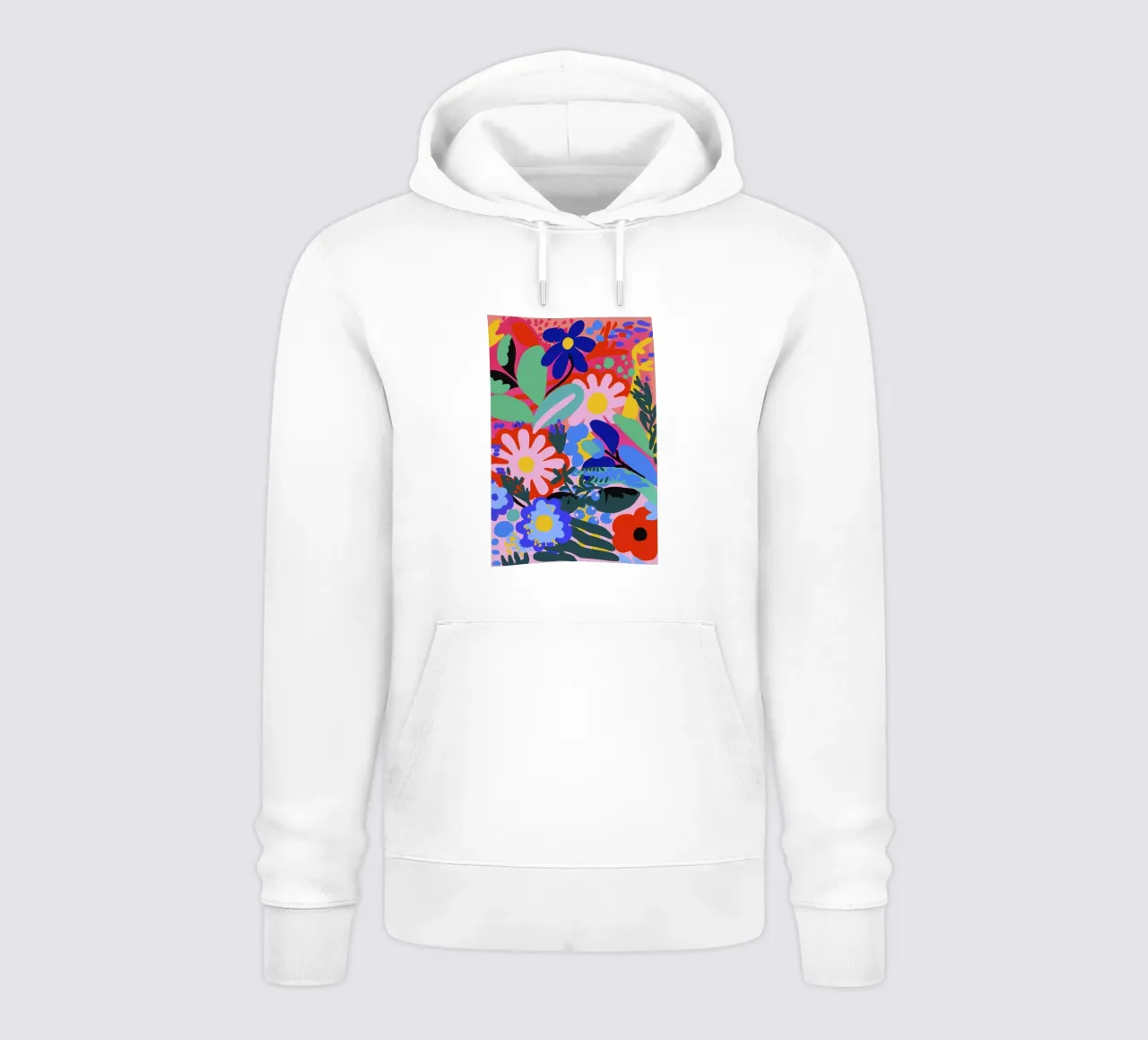 Summer Flowers No 3 felpa con cappuccio da treechild