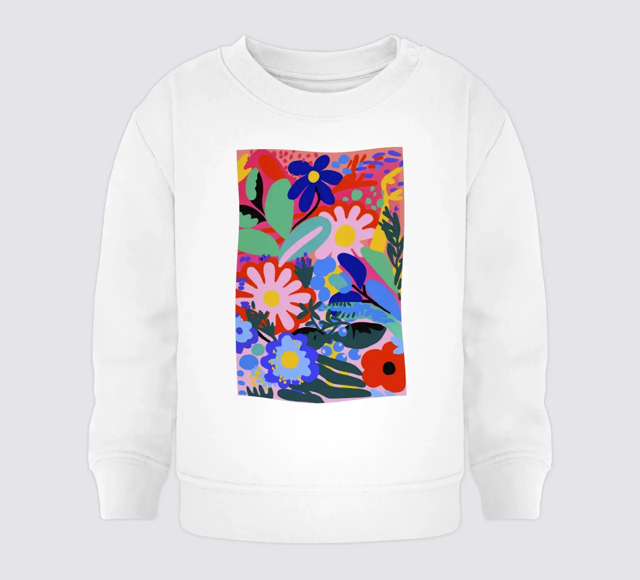 Summer Flowers No 3 felpa neonato da treechild