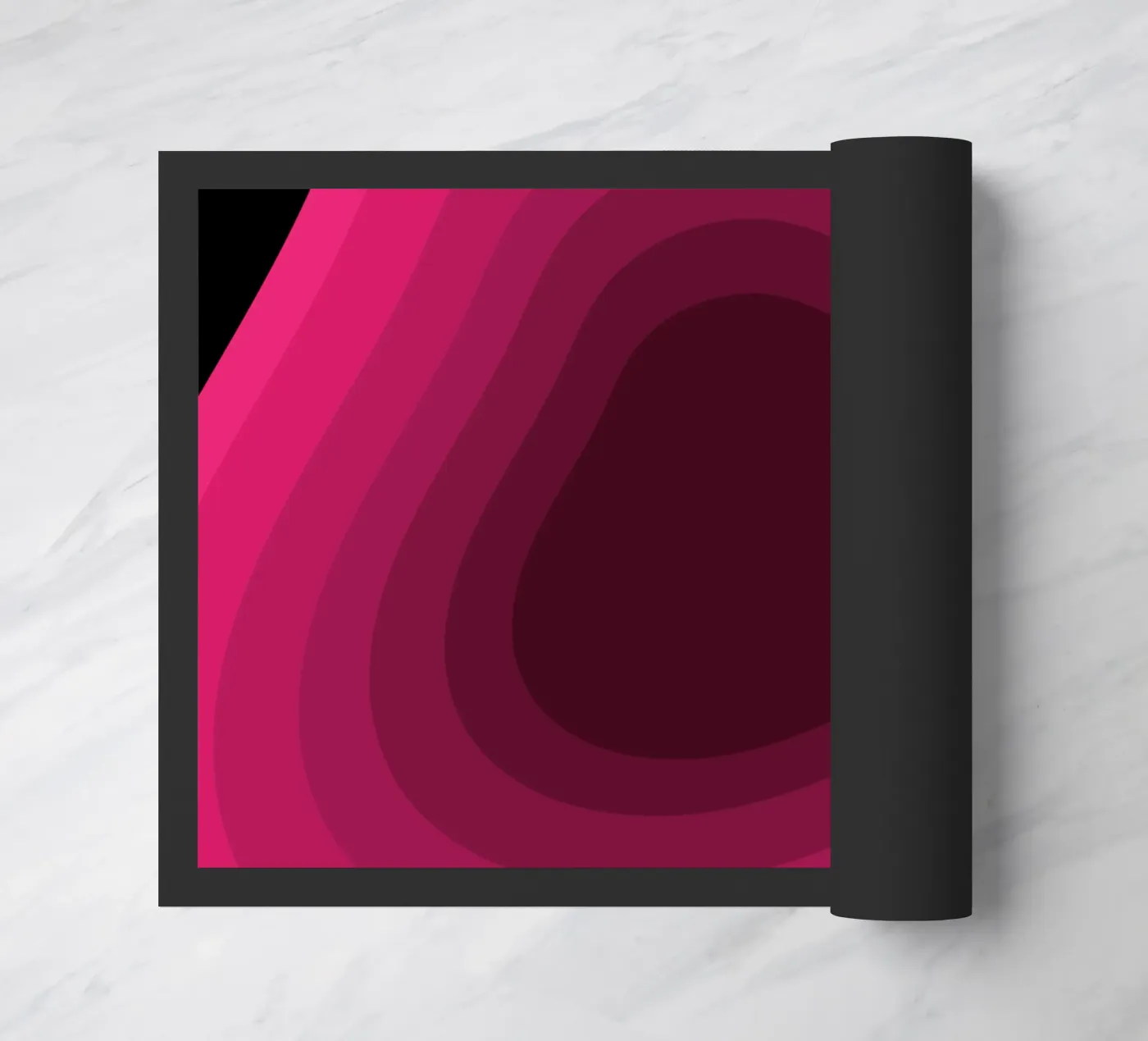 Pink perspective doormat by Little Dean