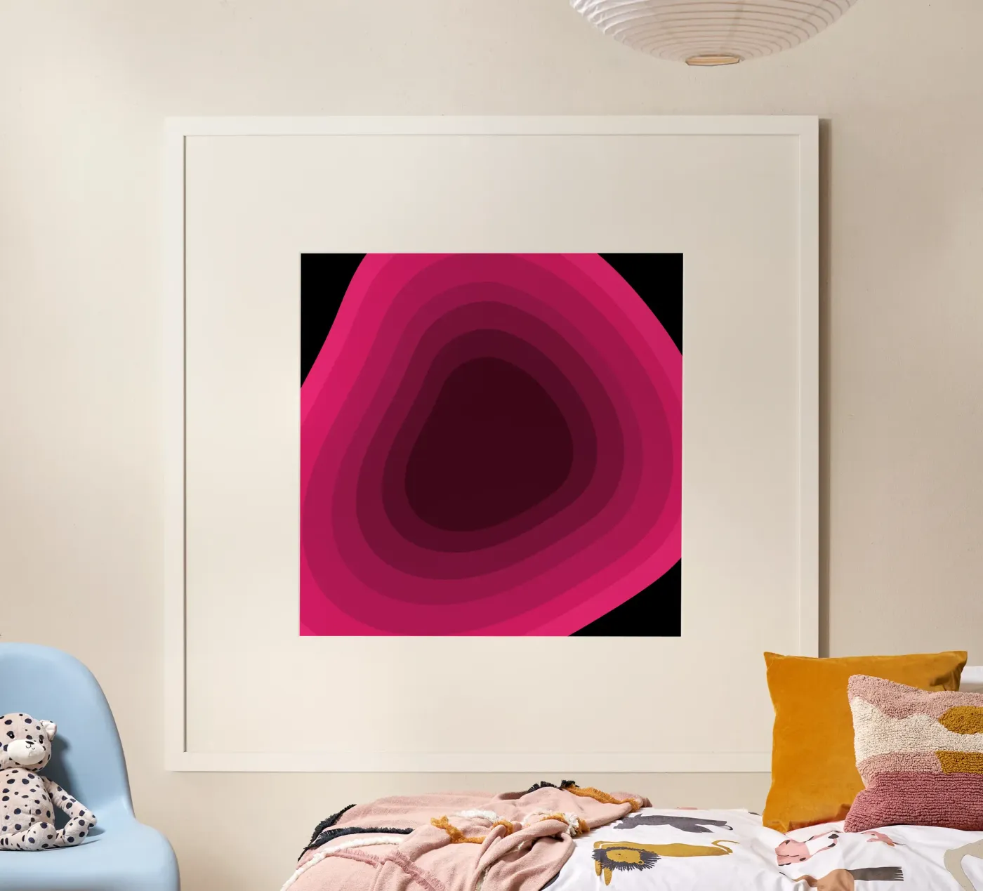 Pink perspective poster by Little Dean